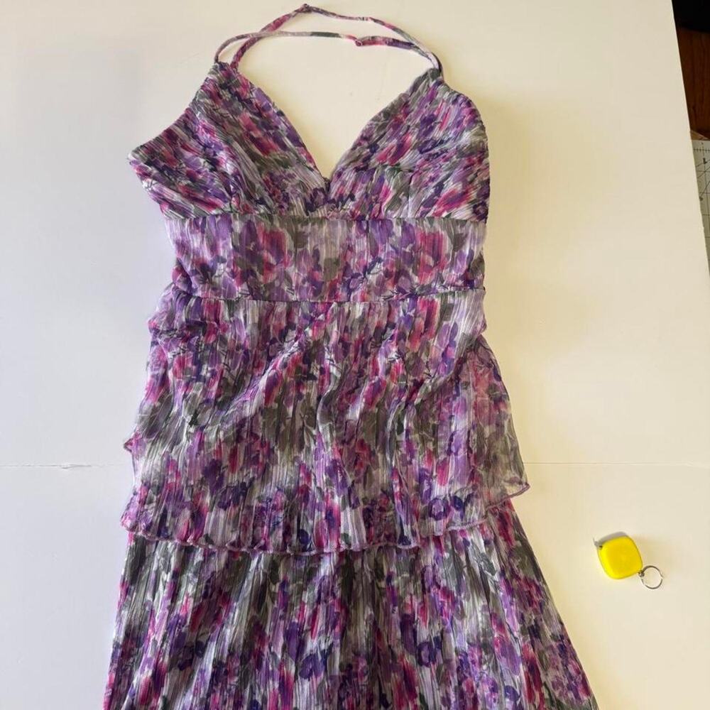 Title speechless y2k purple floral